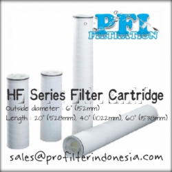 HF Series Filter Cartridge OD 6 inch x 40 60 inch Indonesia  large