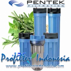 Pentek 20 inch Blue Standard Housing Filter Cartridge PN 150067 profilterindonesia  large