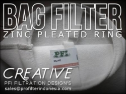 d zinc pleated bag filter indonesia  large