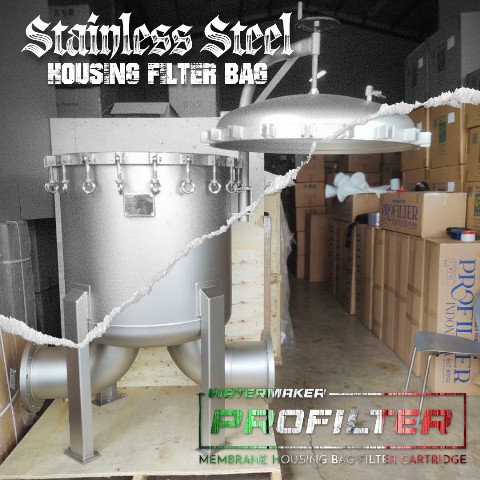 stainless steel 304 316l housing multi bag filter
