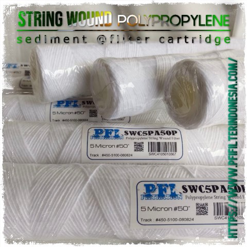 pfi swc polypropylene string wound cartridge filter benang