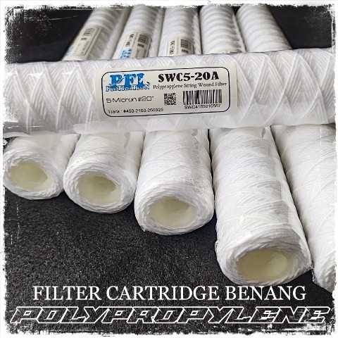 PFI Cartridge Filter Benang 5 Micron PFI Cartridge Filter Benang 5 Micron