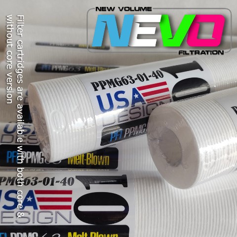 ppmg spun filter cartridge mini groove