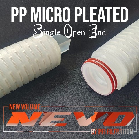pp micro pleated soe filter cartridge