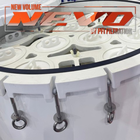 frp grp housing multi cartridge filter high flow vessel