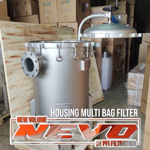 dhdt housing multi bag filter stainless steel