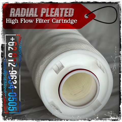 PFI High Flow Radial Pleated Filter Cartridge