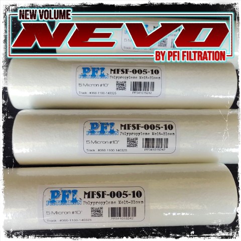 pfi mfsf spun cartridge filter element