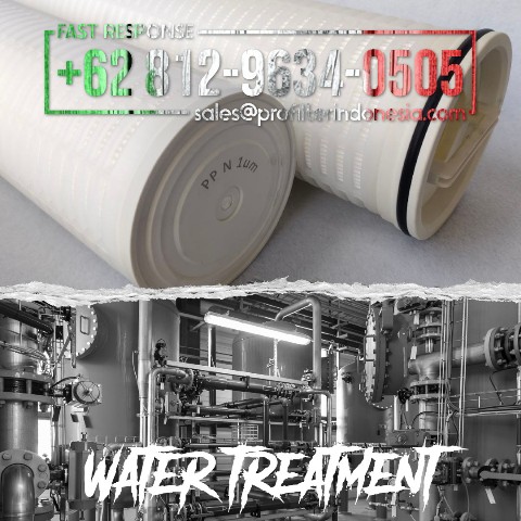 high flow cartridge filter water treatment pltu power plant