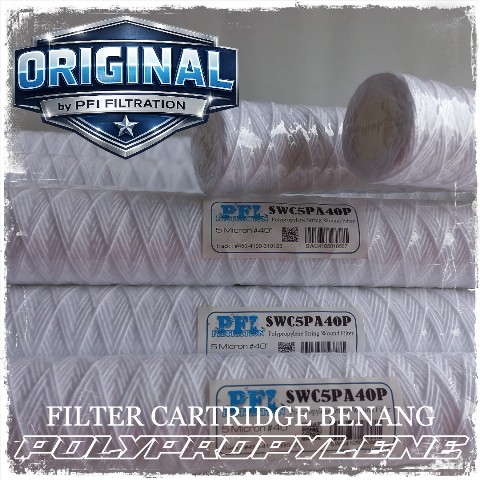 Cartridge Filter Benang 5 Micron 40 Inch